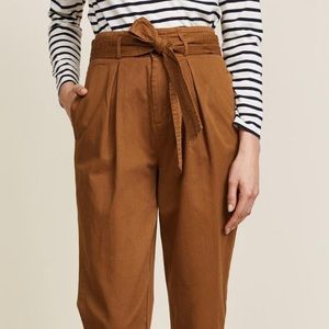 (Sz 12) Free People High Waist Paperbag Pants